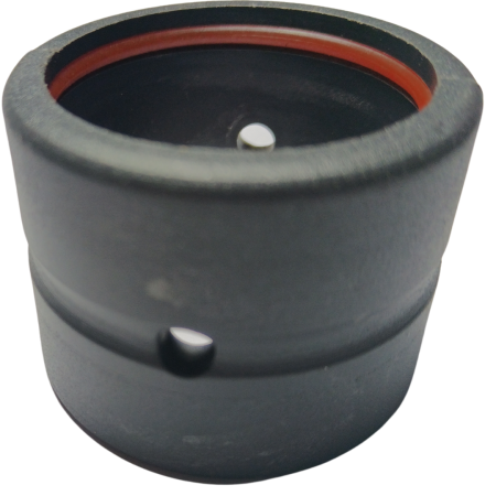 G-4  BUCHA RETA DE NYLON FLANGE GUERRA COM VEDACAO INTERNA - Imagem 3