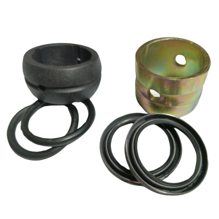 G-10 KIT GUERRA BUCHA MANCAL DE NYLON COM BUCHA FLANGE DE AÇO E RETENTOR AVULSO