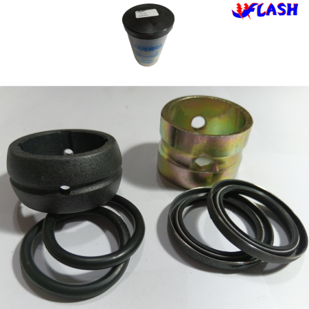 G-10 KIT GUERRA BUCHA MANCAL DE NYLON COM BUCHA FLANGE DE AÇO E RETENTOR AVULSO - Imagem 3