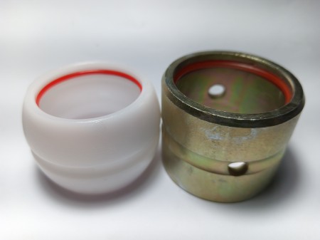 R-1G KIT DE BUCHA MANCAL CONICA TECNIL C GAXETA  TECNIL+AÇO - Imagem 5