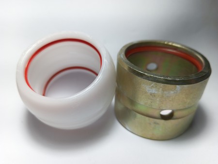 R-1G KIT DE BUCHA MANCAL CONICA TECNIL C GAXETA  TECNIL+AÇO - Imagem 4
