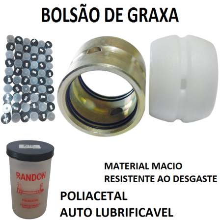 R-1D KIT DO S RANDON TUBELESS COM DUPLA VEDACAO E BOLSAO DE GRAXA - Imagem 6