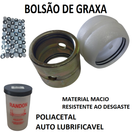 R-1D KIT DO S RANDON TUBELESS COM DUPLA VEDACAO E BOLSAO DE GRAXA - Imagem 7