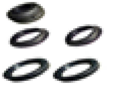 V-6 KIT EIXO S VEDAÇAO (MASTER TUBELESS) VWC 6X4/ 3EIXO/ GUERRA/S.REBOQUE - Imagem 2