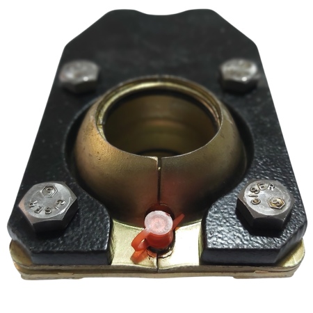 FBI-7  MANCAL AÇO 4 PARTES COM BUCHA DE METAL MICROFUNDIDA + SUPORTE COMPLETO