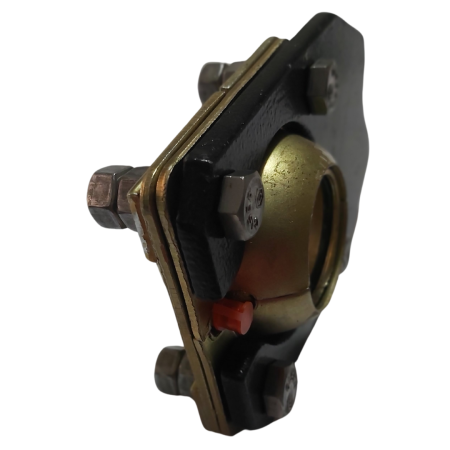 FBI-7  MANCAL AÇO 4 PARTES COM BUCHA DE METAL MICROFUNDIDA + SUPORTE COMPLETO - Imagem 2