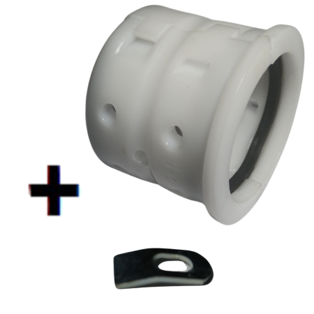 FBI-31 FLANGE SOLDADA: BUCHA COM ABA DE POLIACETAL DESLIZANTE BI-PARTIDA COM UNHA DA CARRETA RANDON