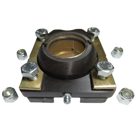 FBI-15  MANCAL 2 PARTES NYLON COM BUCHA DE METAL MICRO-FUNDIDA COM SUPORTE COMPLETO