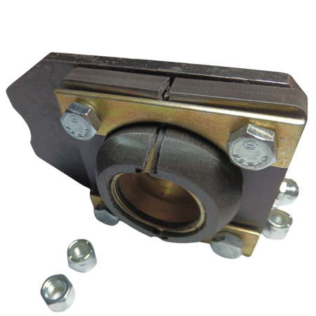 FBI-15  MANCAL 2 PARTES NYLON COM BUCHA DE METAL MICRO-FUNDIDA COM SUPORTE COMPLETO - Imagem 2