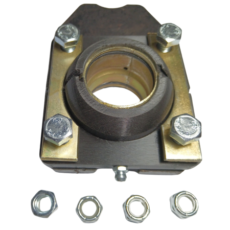 FBI-15  MANCAL 2 PARTES NYLON COM BUCHA DE METAL MICRO-FUNDIDA COM SUPORTE COMPLETO - Imagem 7