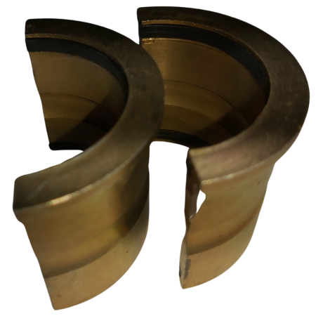 FBI-18 FLANGE: BUCHA COM ABA  METAL MICRO-FUNDIDO BI-PARTIDA DA CARRETA GUERRA - Imagem 4