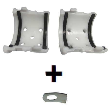 FBI-31 FLANGE SOLDADA: BUCHA COM ABA DE POLIACETAL DESLIZANTE BI-PARTIDA COM UNHA DA CARRETA RANDON - Imagem 2