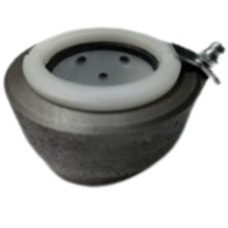 FBI-33 FLANGE SOLDAVEL COM BUCHA COM ABA DE POLIACETAL DESLIZANTECOM UNHA CARRETA RANDON - Imagem 6