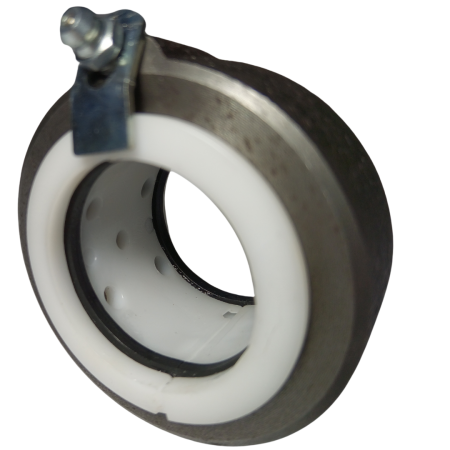 FBI-33 FLANGE SOLDAVEL COM BUCHA COM ABA DE POLIACETAL DESLIZANTECOM UNHA CARRETA RANDON - Imagem 5
