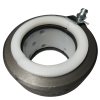 FBI-33 FLANGE SOLDAVEL COM BUCHA COM ABA DE POLIACETAL DESLIZANTECOM UNHA CARRETA RANDON
