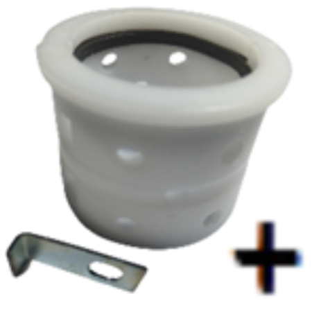 FBI-32 FLANGE SPIDER PARAFUSADA: BUCHA COM ABA DE POLIACETAL DESLIZANTE BI-PARTIDA COM UNHA DA CARRETA RANDON