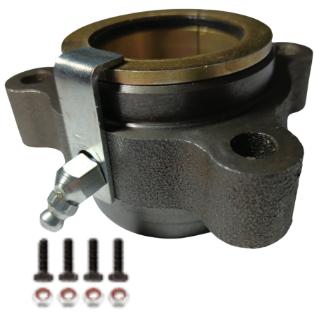 FBI-28 FLANGE PARAFUSADA SPIDER TUBLESS COM BUCHA DE METAL MICRO-FUNDIDO COMPLETA CARRETA RANDON - Imagem 4
