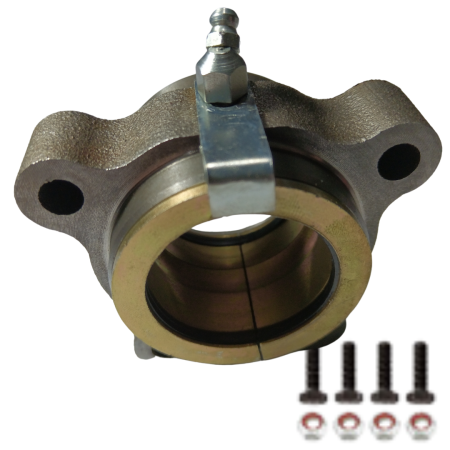 FBI-28 FLANGE PARAFUSADA SPIDER TUBLESS COM BUCHA DE METAL MICRO-FUNDIDO COMPLETA CARRETA RANDON - Imagem 5