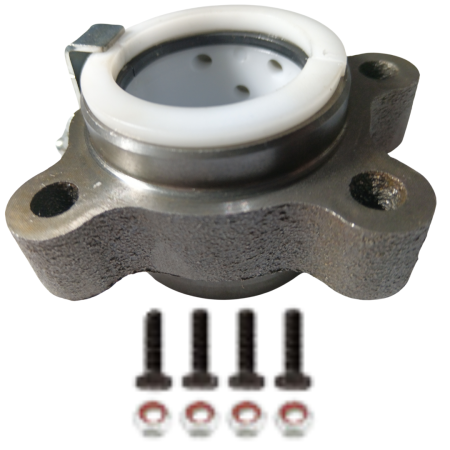 FBI-34 FLANGE SPIDER PARAFUSADA COM BUCHA COM ABA DE POLIACETAL DESLIZANTECOM UNHA CARRETA RANDON