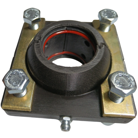 FBI-10  MANCAL 2 PARTES DE NYLON COM BUCHA DE NYLON BI PARTIDA - Imagem 5