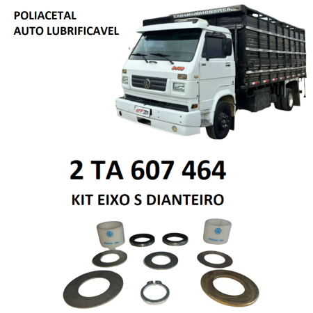 V-HD3 REPARO EIXO S DIANTEIRO MASTER 325 HD /EIXOS 32 MM VWC - 7100/8140 2 TA 607 464 FORD - 814,816 QUINELATO QA5646 - Imagem 4
